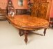 Huge Bespoke Burr Walnut Marquetry Dining Table & 18 chairs | Ref. no. 01213 A | Regent Antiques